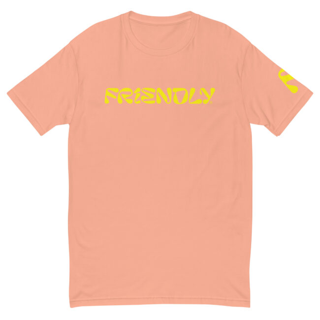 Desert Pink Friendly Gear T-shirt with logo