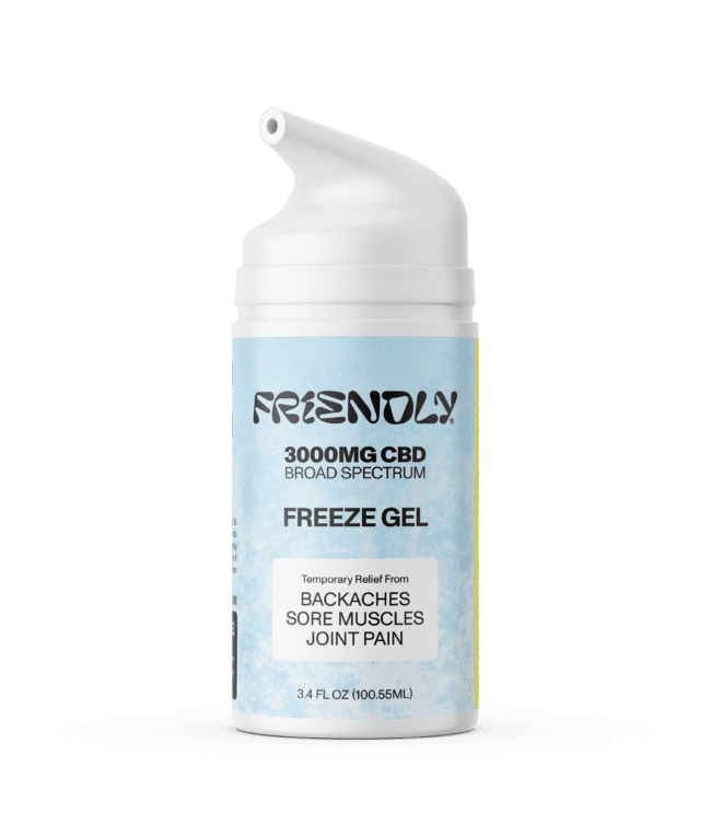 Image of Friendly Healing's 3000MG CBD Freeze Gel.