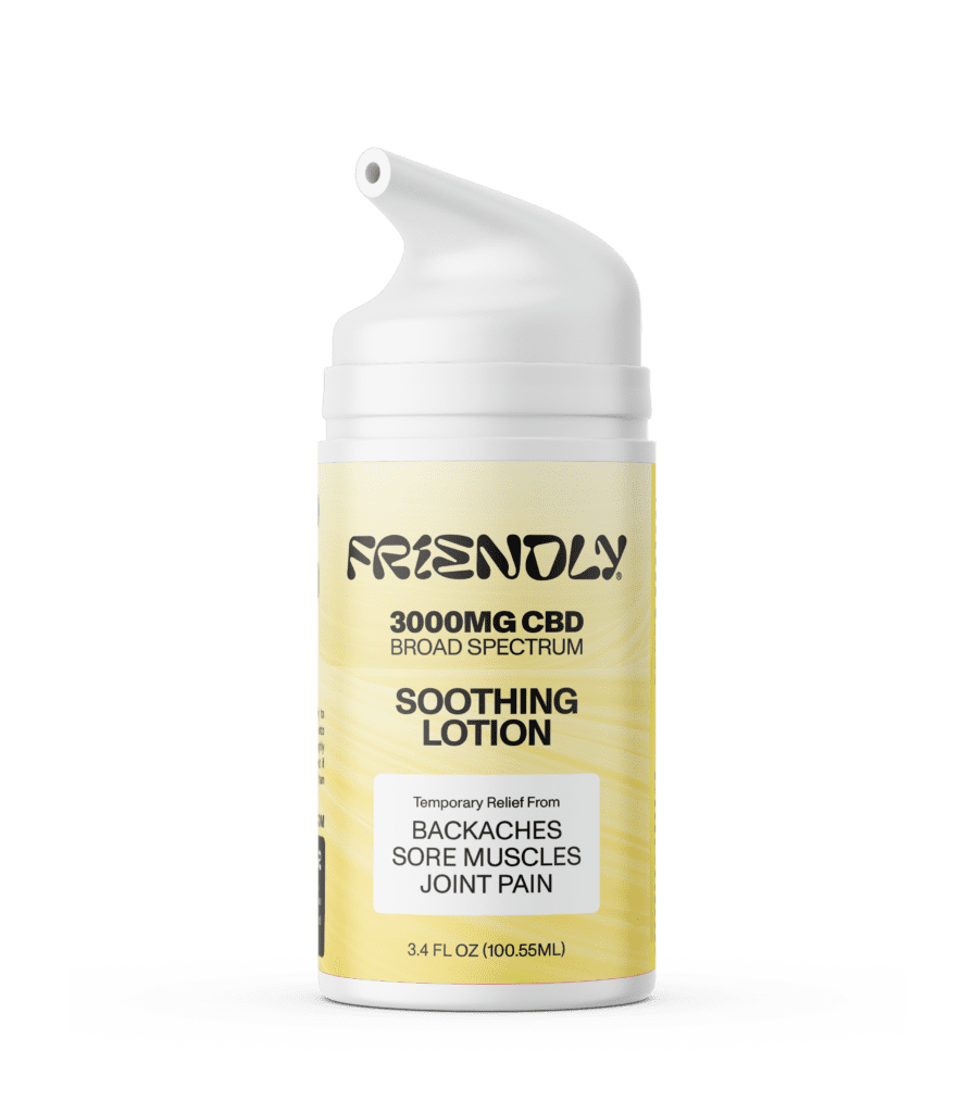 Image of Friendly Healing's 3000MG CBD Soothing Lotion.